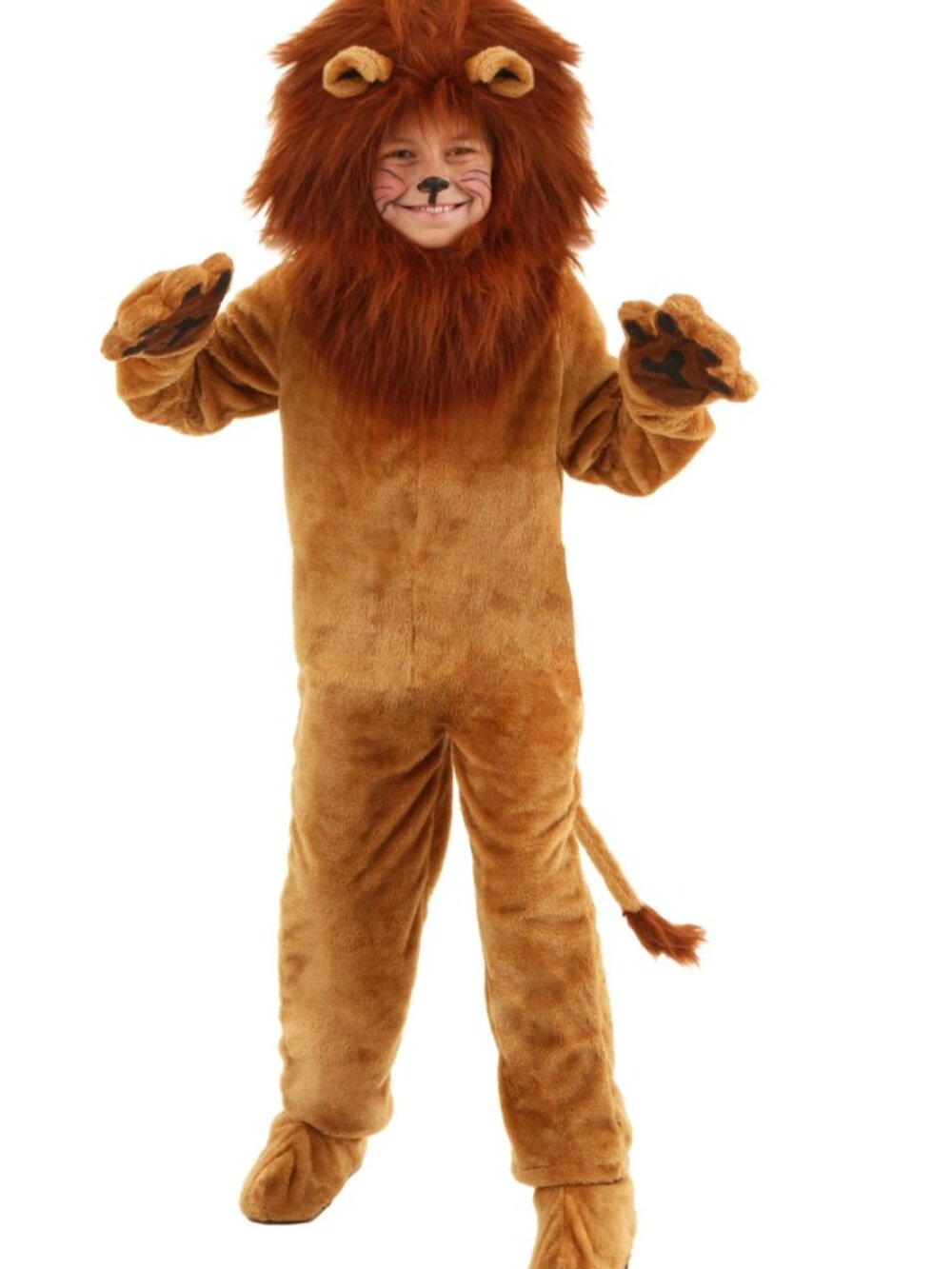 Brand New Halloween.com Kid's Deluxe Lion Costume Size M
